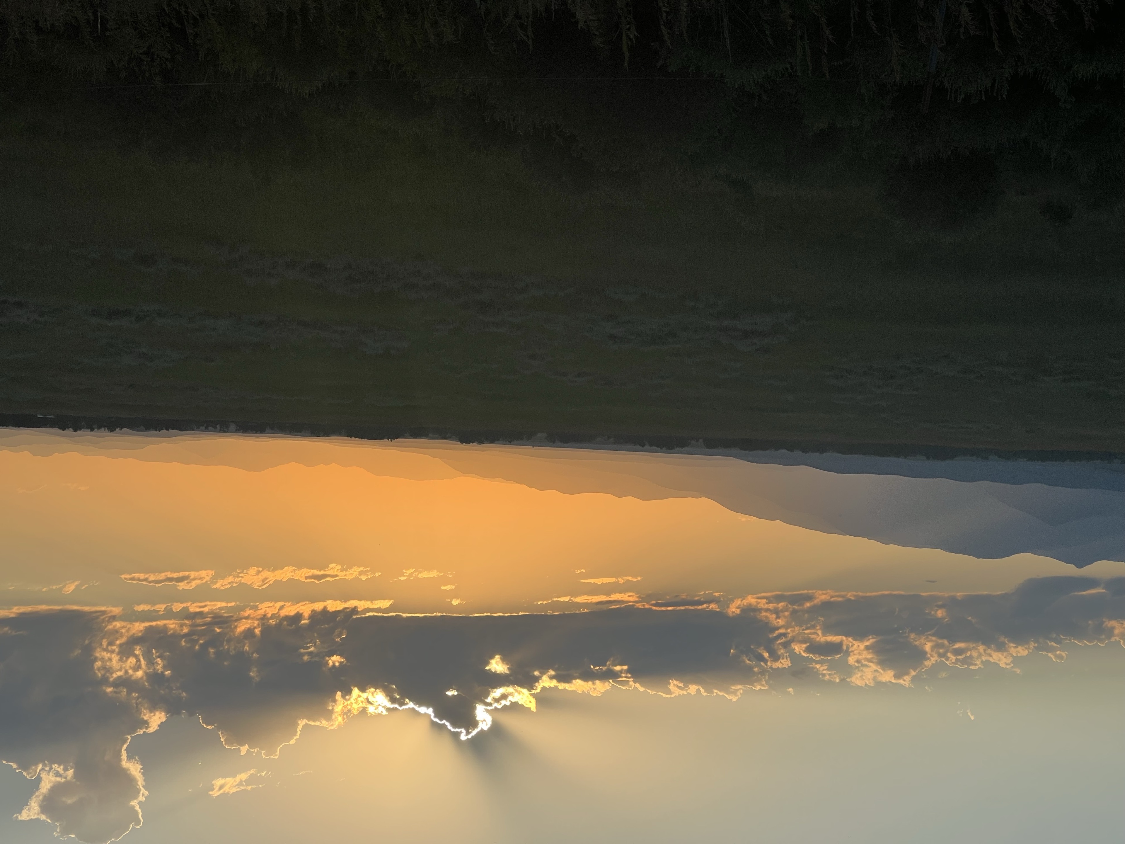Sunset over the Beartooth Mountains from East Bench Overlook